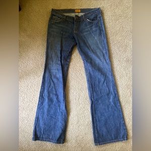 James Jeans 31 Women Wide Leg Flare Blue Jean Denim 31x34